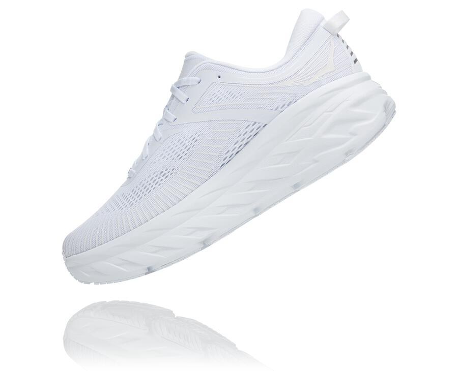 Tenis Hoka One One Hombre Blancos - Bondi 7 - QOYE61453